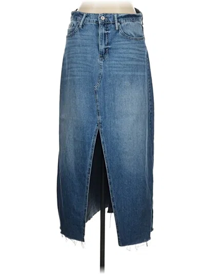 Pre-owned Lucky Brand Denim Skirt In Blue