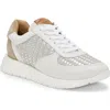 Lucky Brand Deva Woven Sneaker In White Malgal