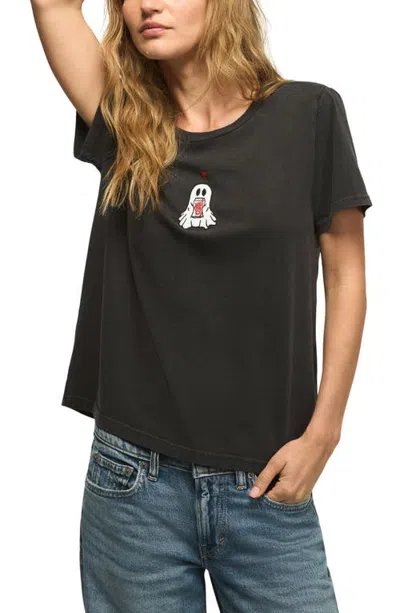 Lucky Brand Diet Coke Ghost Graphic T-shirt In Black