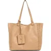 Lucky Brand Dory Leather Tote Bag In Brown
