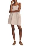 LUCKY BRAND LUCKY BRAND DRAWSTRING POCKET COTTON SUNDRESS