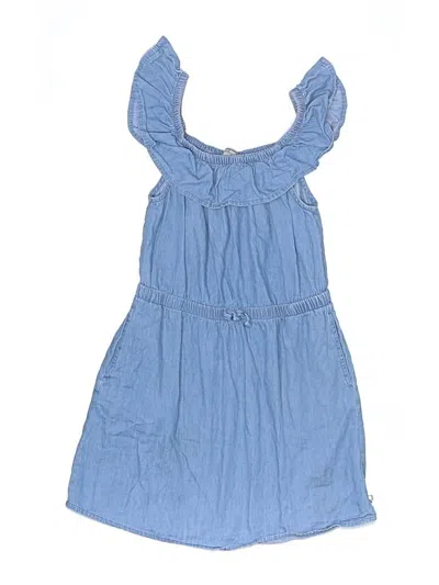 Pre-owned Lucky Brand Kids' Dress In Blue