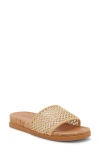 Lucky Brand Dylina Slide Sandal In Natural Raffia