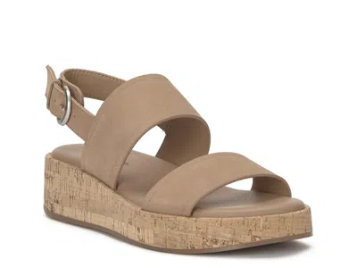 Lucky Brand Elsie Wedge Sandal In Brown