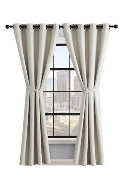 Lucky Brand Ember Thermal Set Of 2 Curtain Panels In White