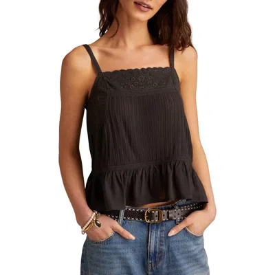 Lucky Brand Embroidered Camisole In Black