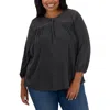 Lucky Brand Embroidered Top