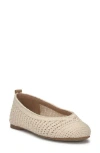 Lucky Brand Emmielu Woven Flat In Natural As Swatch Tuscany