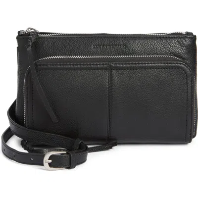 Lucky Brand Ezra Leather Crossbody Bag In Black