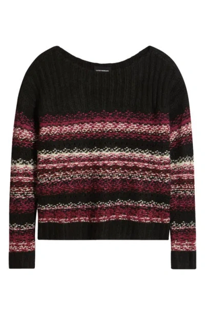 Lucky Brand Women's Fair Isle Boatneck Sweater In Multi Combo