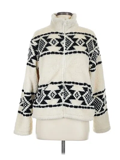 Lucky Brand Faux Fur Jacket In White