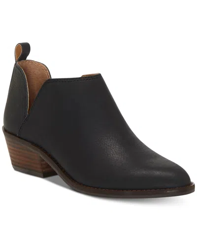 Lucky Brand Fayth Ankle Booties In Black