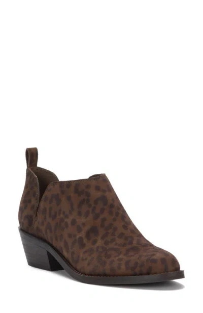 Lucky Brand Fayth Bootie In Brown