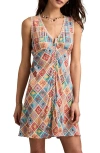 Lucky Brand Femme Mix Print Minidress
