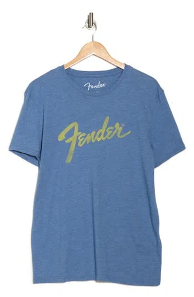 Lucky Brand Fender Graphic T-shirt In Blue