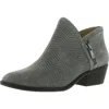Lucky Brand Fhuna Womens Suede Ankle Booties In Multi