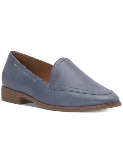 Lucky Brand Fiana Womens Leather Slip On Loafers In Multi