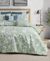 Lucky Brand Fianna Floral 7-pc. Comforter Set, Full/queen In Sage Floral