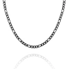 Lucky Brand Figaro Chain Necklace In Black