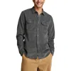 Lucky Brand Finewale Corduroy Workshirt In Dark Slate