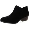 Lucky Brand Fionan Womens Leather Stacked Heel Chelsea Boots In Black