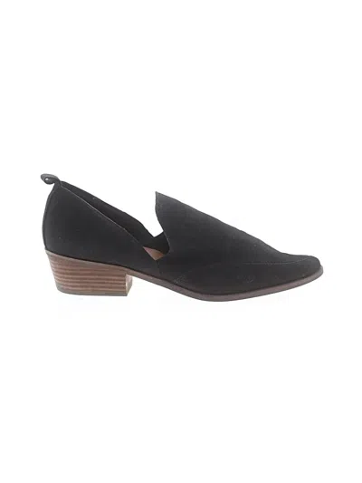 Pre-owned Lucky Brand Flats In Black