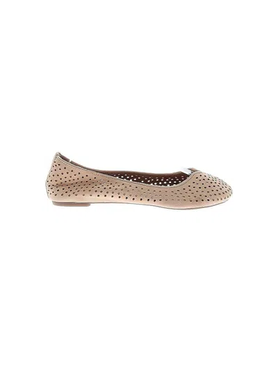 Pre-owned Lucky Brand Flats In Brown