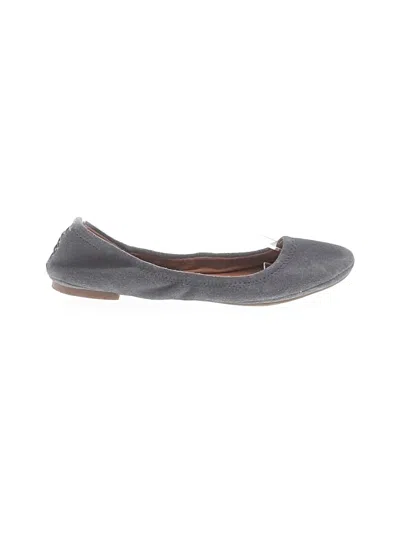 Pre-owned Lucky Brand Flats In Gray