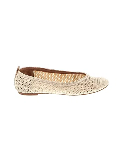Pre-owned Lucky Brand Flats In Ivory