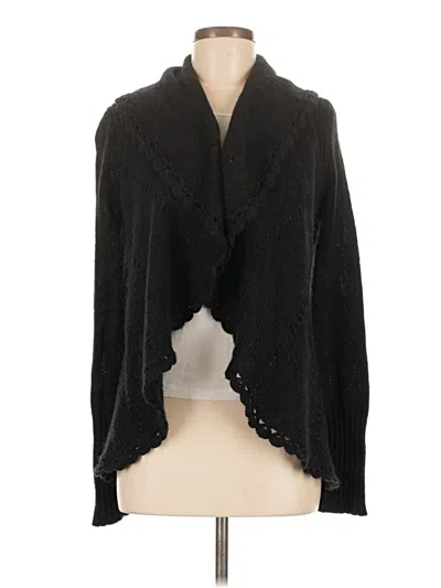 Pre-owned Lucky Brand Fleece Jacket In Black
