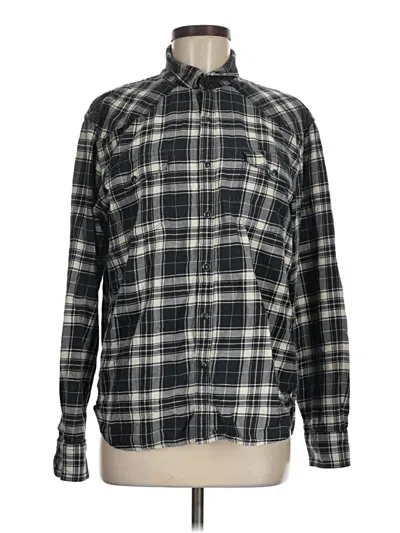 Pre-owned Lucky Brand Fleece Jacket In Gray