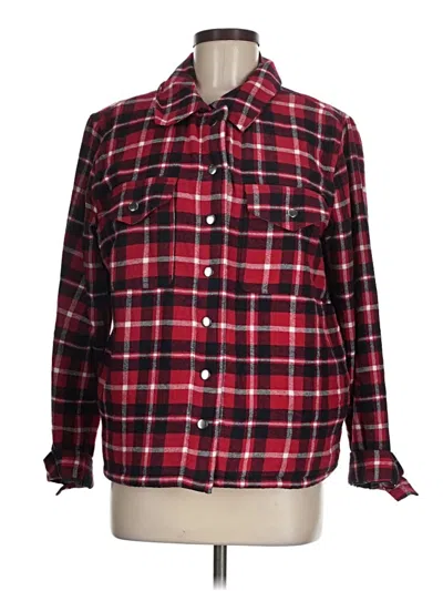 Pre-owned Lucky Brand Fleece Jacket In Red