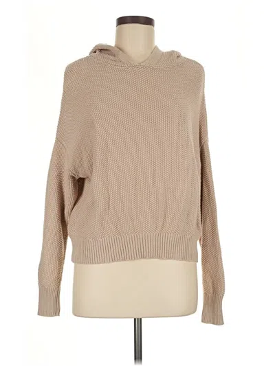 Pre-owned Lucky Brand Fleece Jacket In Tan