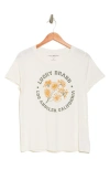 LUCKY BRAND LUCKY BRAND FLORAL GRAPHIC T-SHIRT