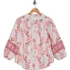 LUCKY BRAND LUCKY BRAND FLORAL PRINT TOP