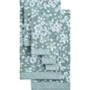 Lucky Brand Folk Floral 6-piece Assorted Towels In Iceberg Green