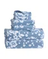 Lucky Brand Folk Floral Cotton 6-pc. Bath Towel Set In Blue
