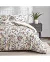 LUCKY BRAND LUCKY BRAND GARDEN BOUQUET REVERSIBLE DUVET COVER SET