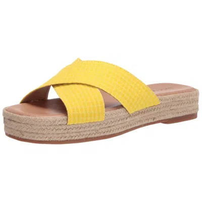 Lucky Brand Gayte Wedge Sandal Maize Lk-gayte-740 Women's In Yellow