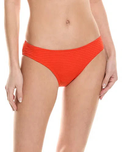 Lucky Brand Women's Golden Wave Textured Hipster Bottoms In Orange