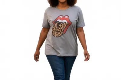 Lucky Brand Graphic Short Sleeve Tee In Gray
