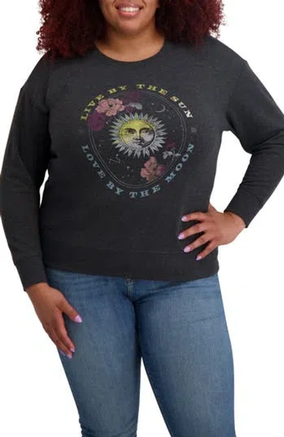 Lucky Brand Graphic Sweatshirt In Black