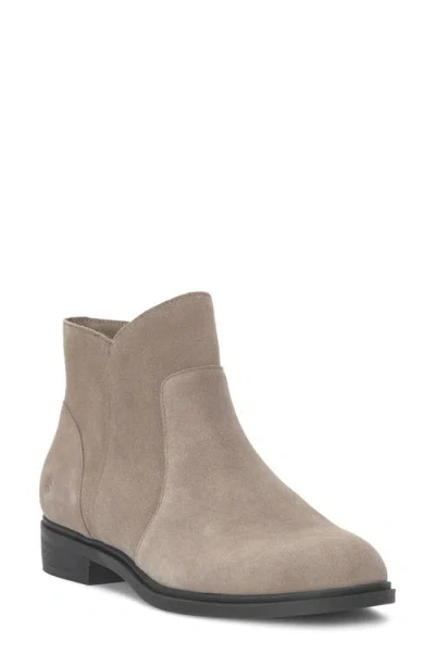 Lucky Brand Haizly Leather Bootie In Gray
