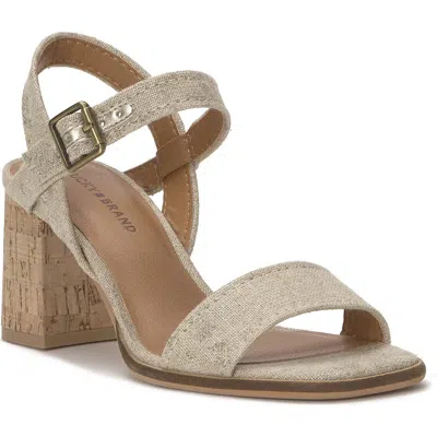 Lucky Brand Hallia Ankle Strap Sandals In Neutral
