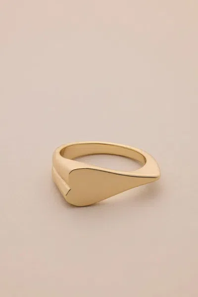 Lucky Brand Heart Signet Ring