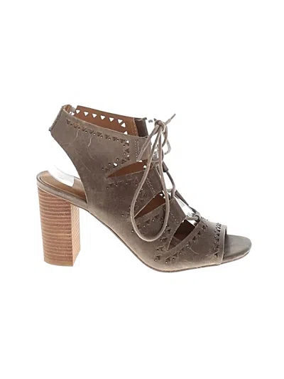 Pre-owned Lucky Brand Heels In Gray