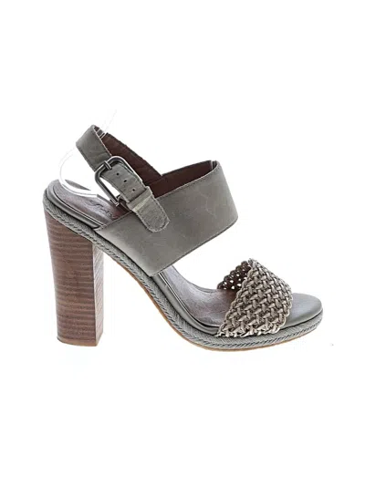 Pre-owned Lucky Brand Heels In Gray