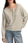 Lucky Brand Henley Sweater In Gray
