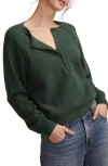Lucky Brand Henley Sweater In Green