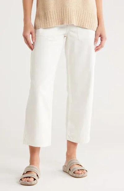 Lucky Brand High Rise Wide Leg Jeans In Sand